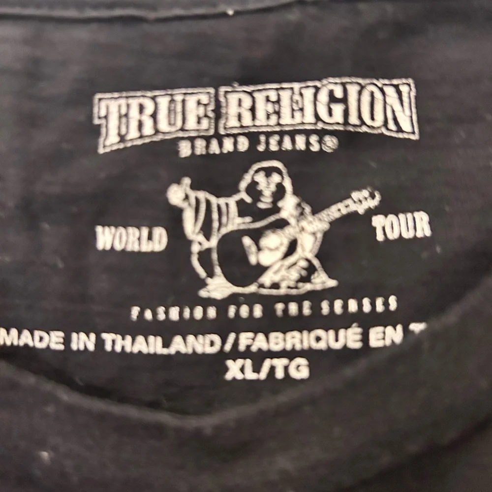True Religion Black World Tour Tee